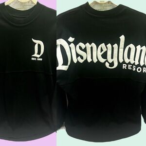 Disney Disneyland Resort Black Crewneck Shirt XS